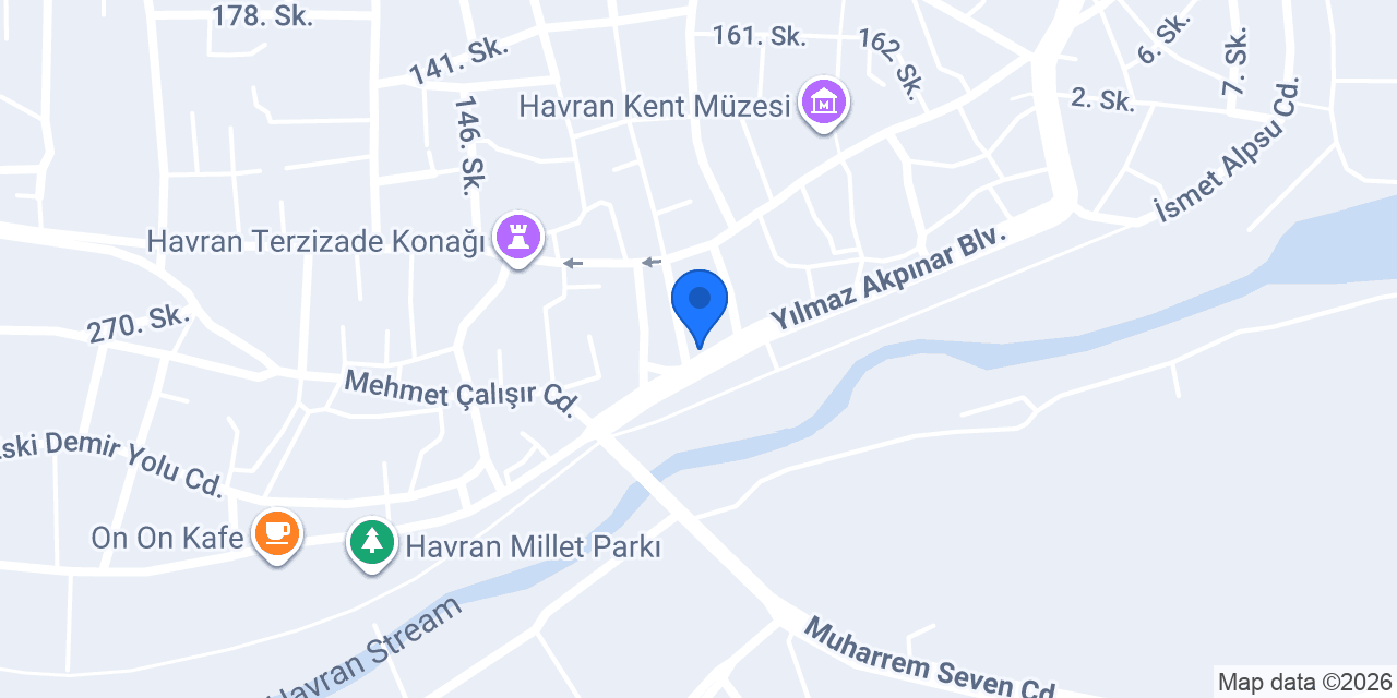 HAVRAN SARIKIZ EMLAK konumu