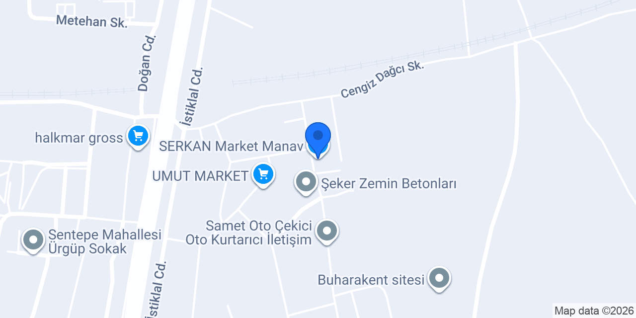 SERKAN Market Manav konumu