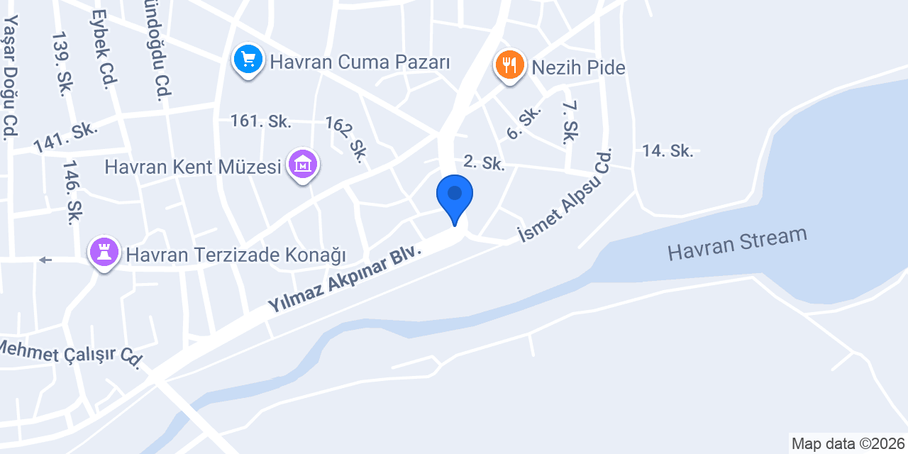 Nevada Avm Havran konumu