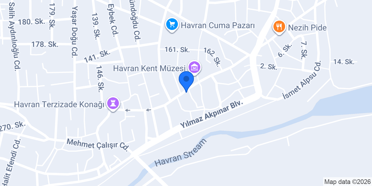 Derman eczanesi konumu