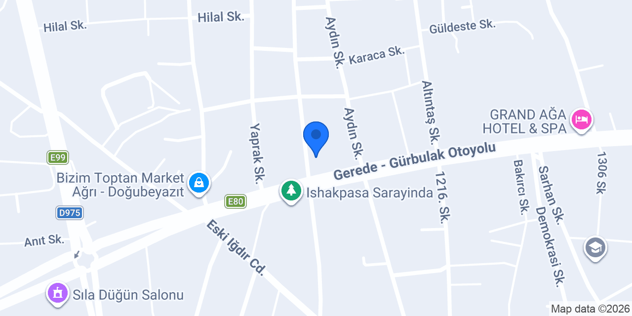 Küba Dügün Salonu konumu