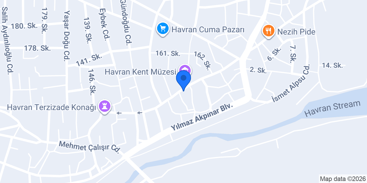 EMİN BAYSAL ARAÇ PROJE EDREMİT konumu