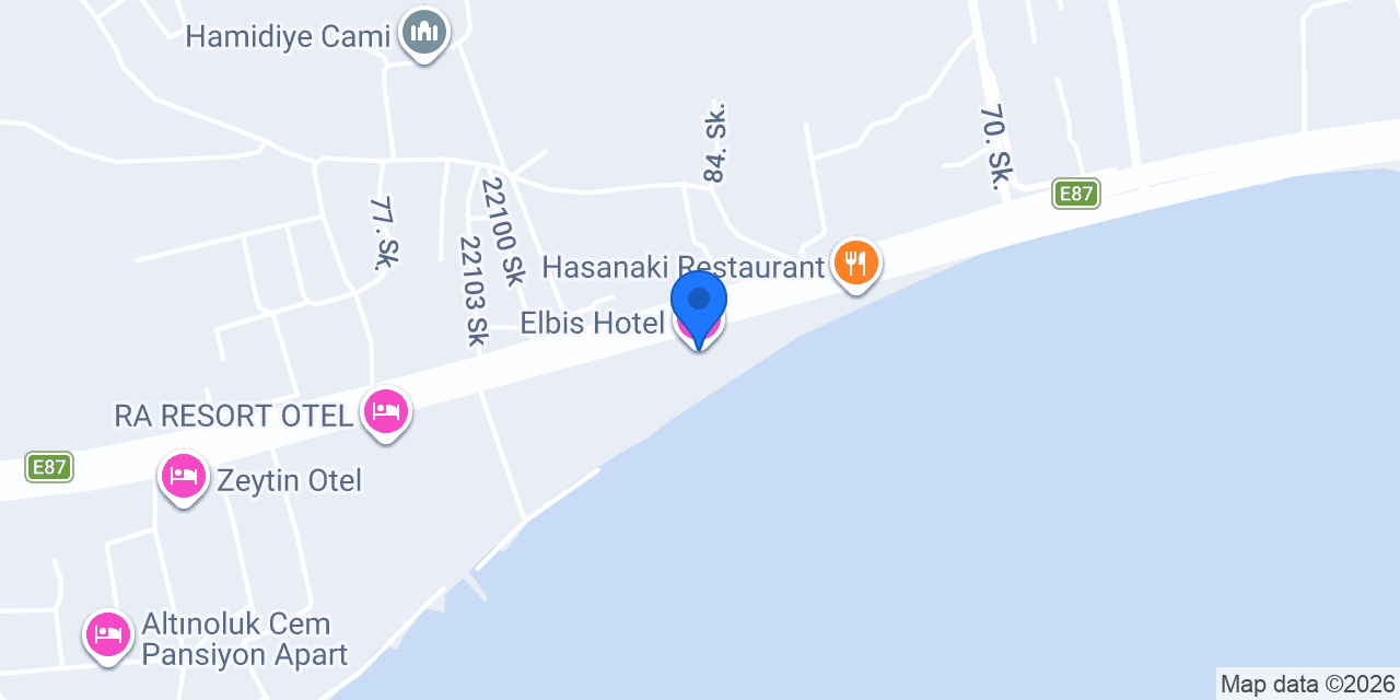 Elbis Hotel konumu