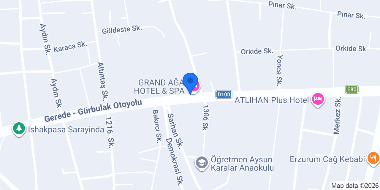 Grand Ağa Kahvaltı Salonu konumu