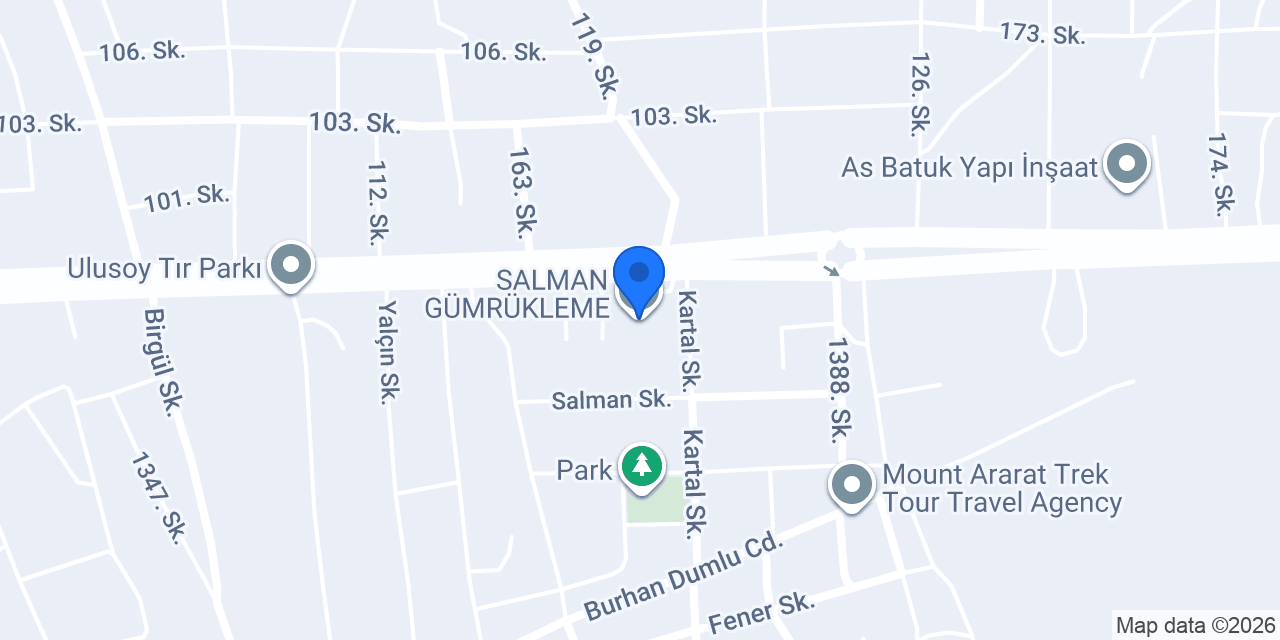 SALMAN GÜMRÜKLEME konumu