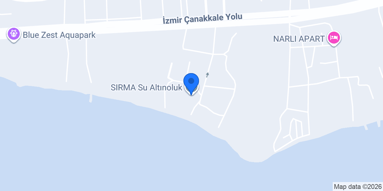 SIRMA Su Altınoluk konumu