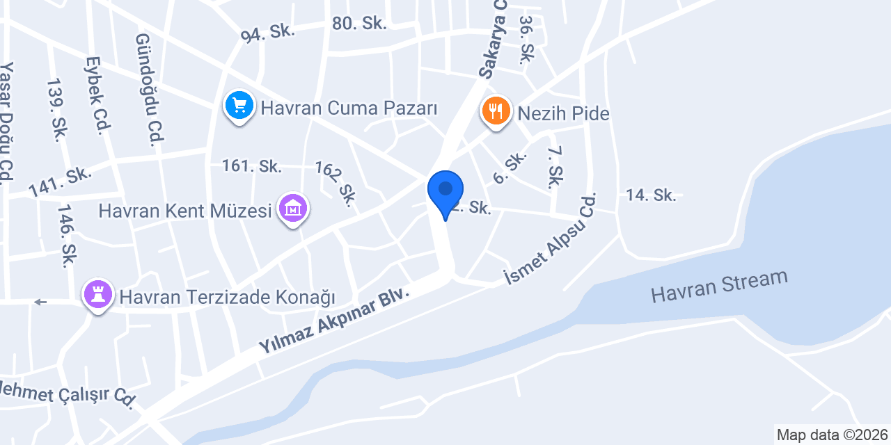 HAVRAN DİŞ HEKİMİ M. ZEYNEP DÖRTKOL konumu