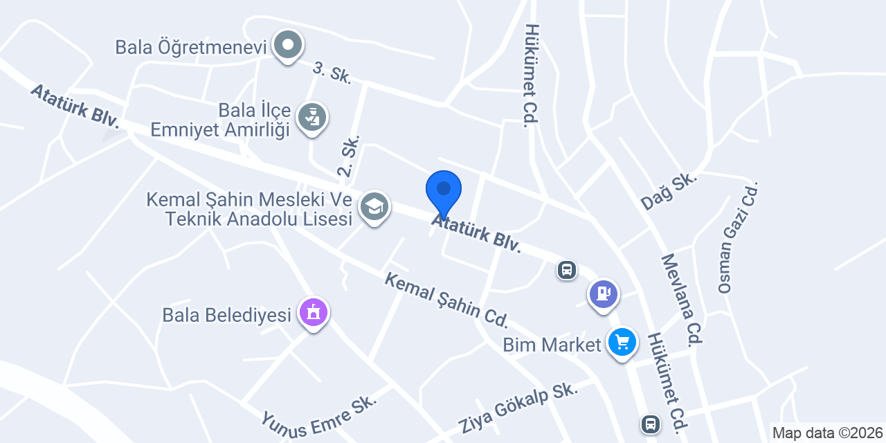 BALA YEREL EYLEM GRUBU DERNEĞİ WEB SİTESİ konumu
