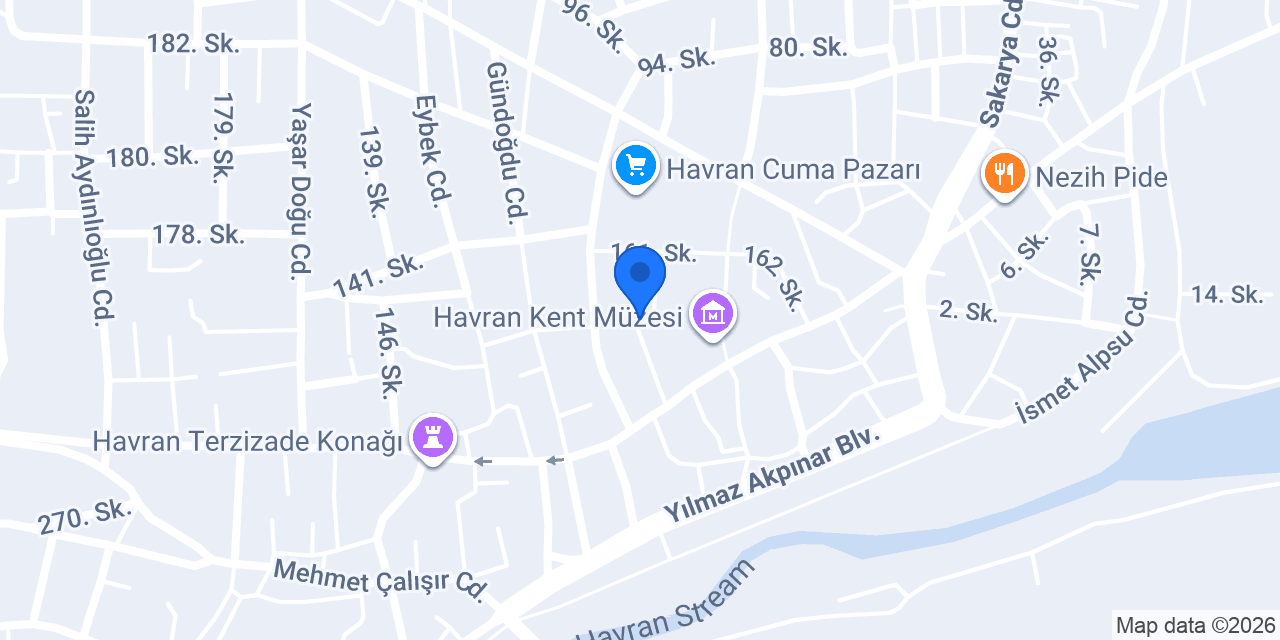 Özhan Nakliyat konumu
