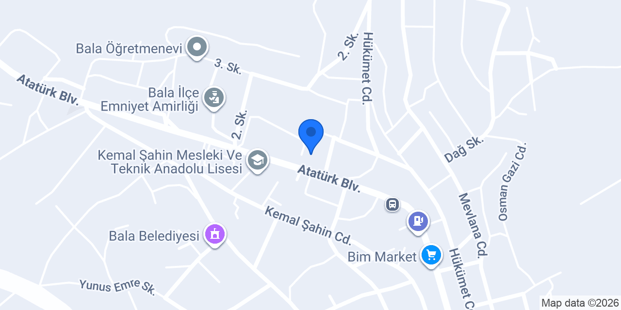 Toprak Mahsülleri Ofisi konumu