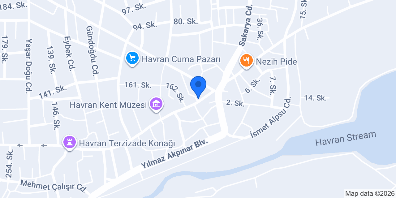 Yeni Havran Eczanesi konumu