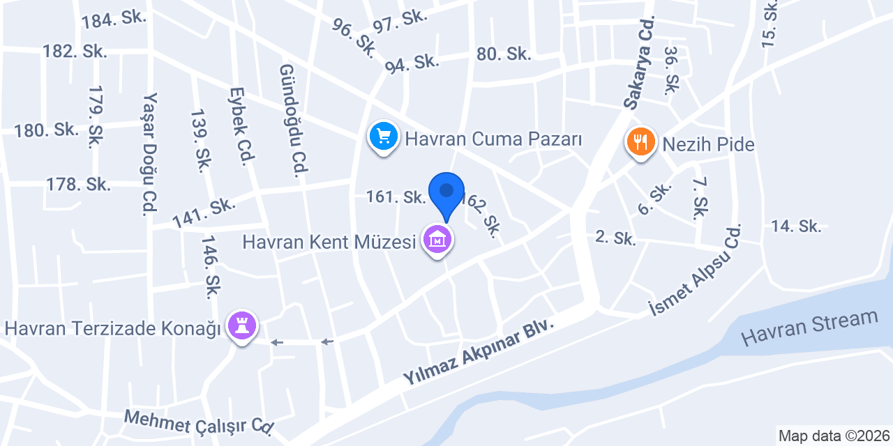 Ergin Kuyumculuk konumu