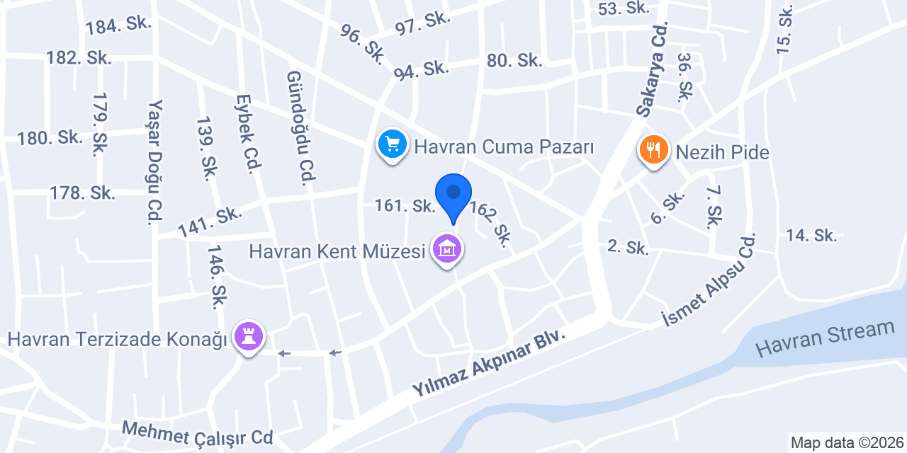 Özdil Kuyumculuk konumu