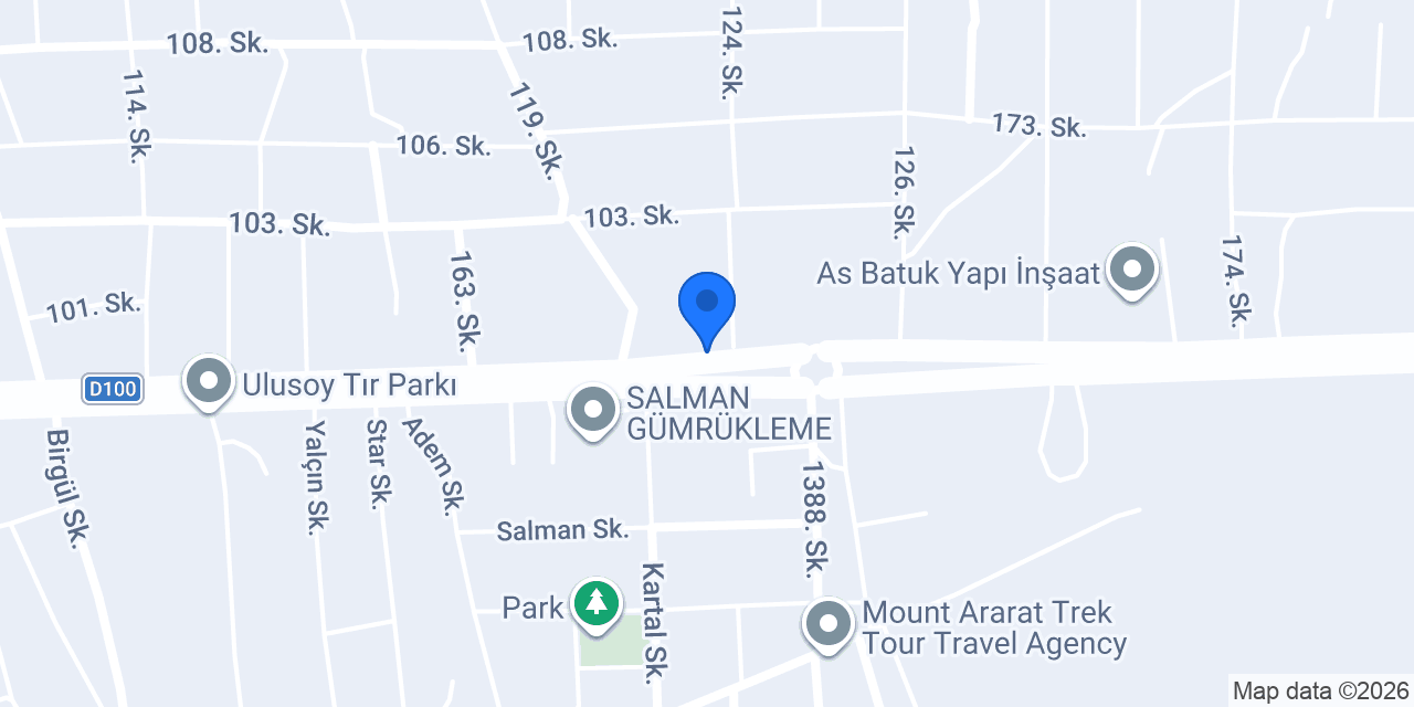 Doğubeyazıt SERHAT thermoking servisi konumu