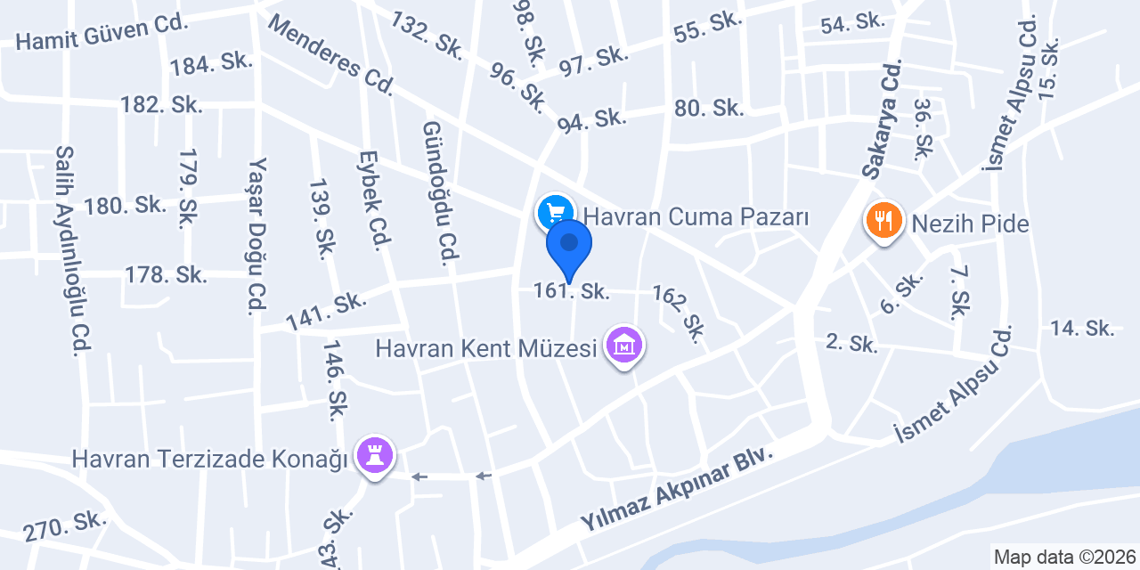 Şahan Süs Evi konumu