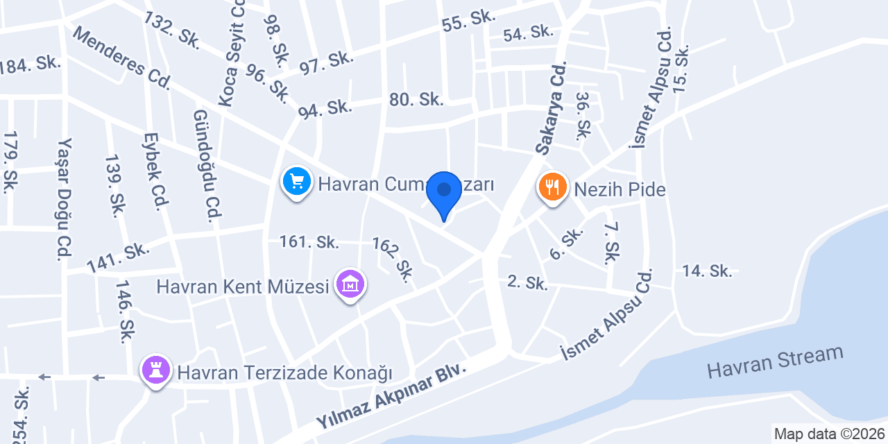 Köşem fast-food konumu