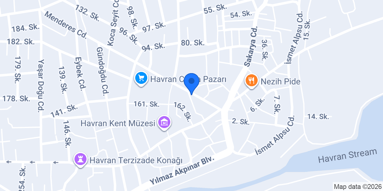Kasap Nedim konumu