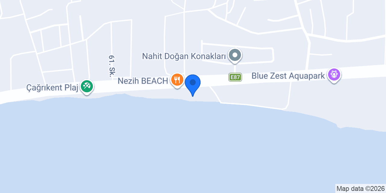 Sohbet Beach Otel konumu