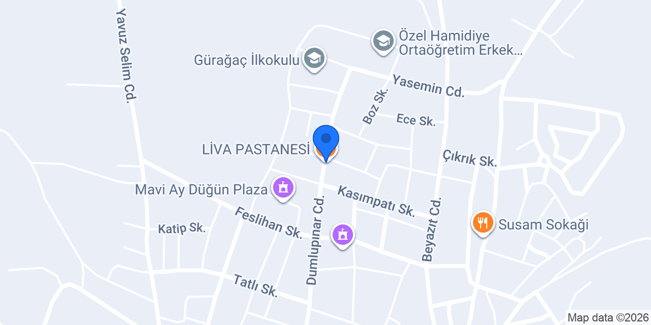 LİVA PASTANESİ konumu