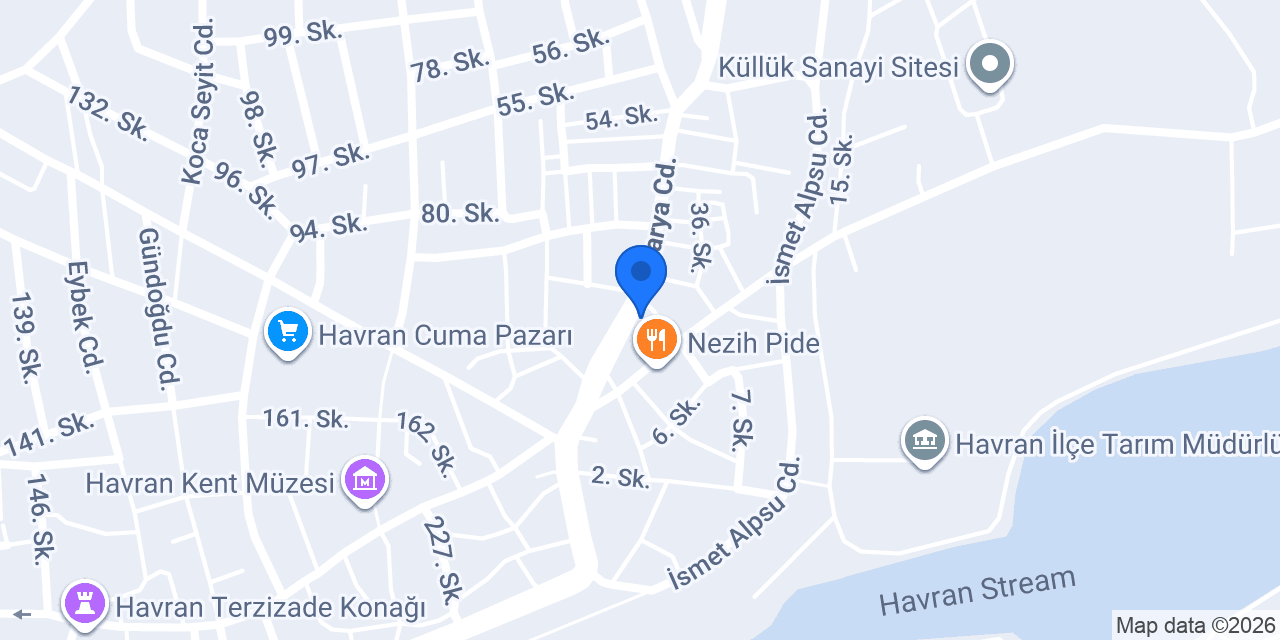 Çakırcalı Veteriner Kliniği konumu