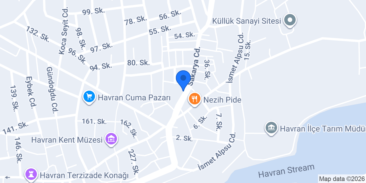 Stüdyo Eray konumu