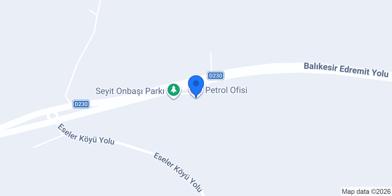 Petrol Ofisi konumu