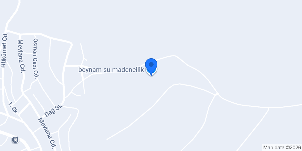 beynam su madencilik konumu