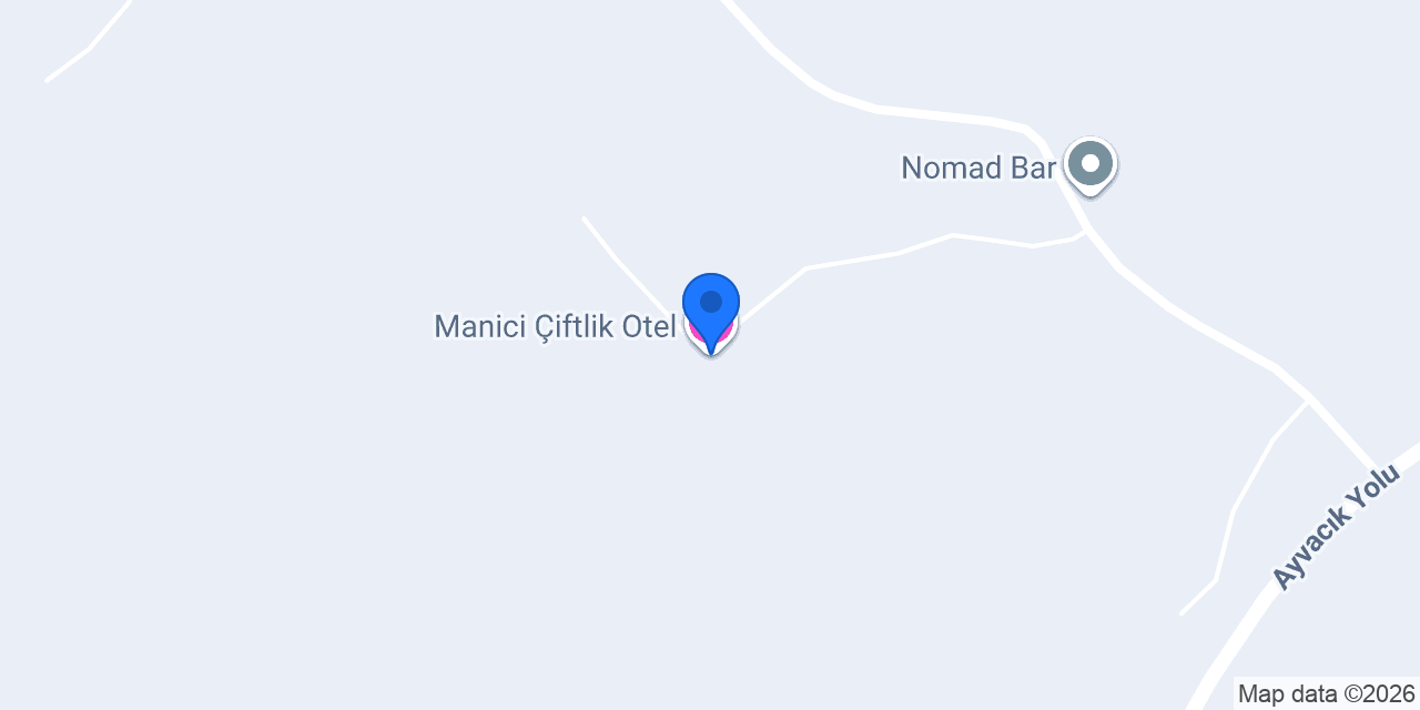 Manici Çiftlik Otel konumu