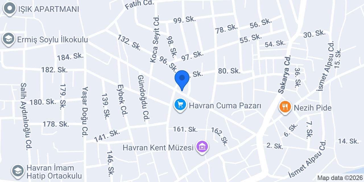 Pideci Mehmet konumu