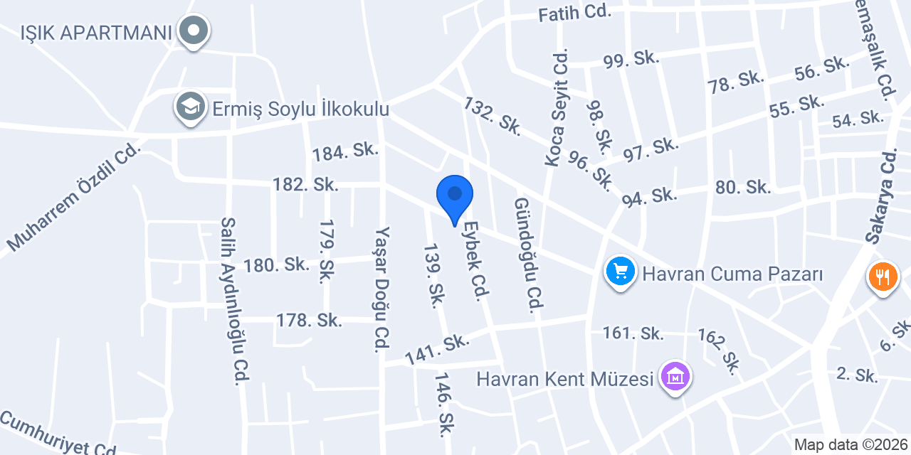 Saraçoğlu Ekmek Fabrikasi konumu