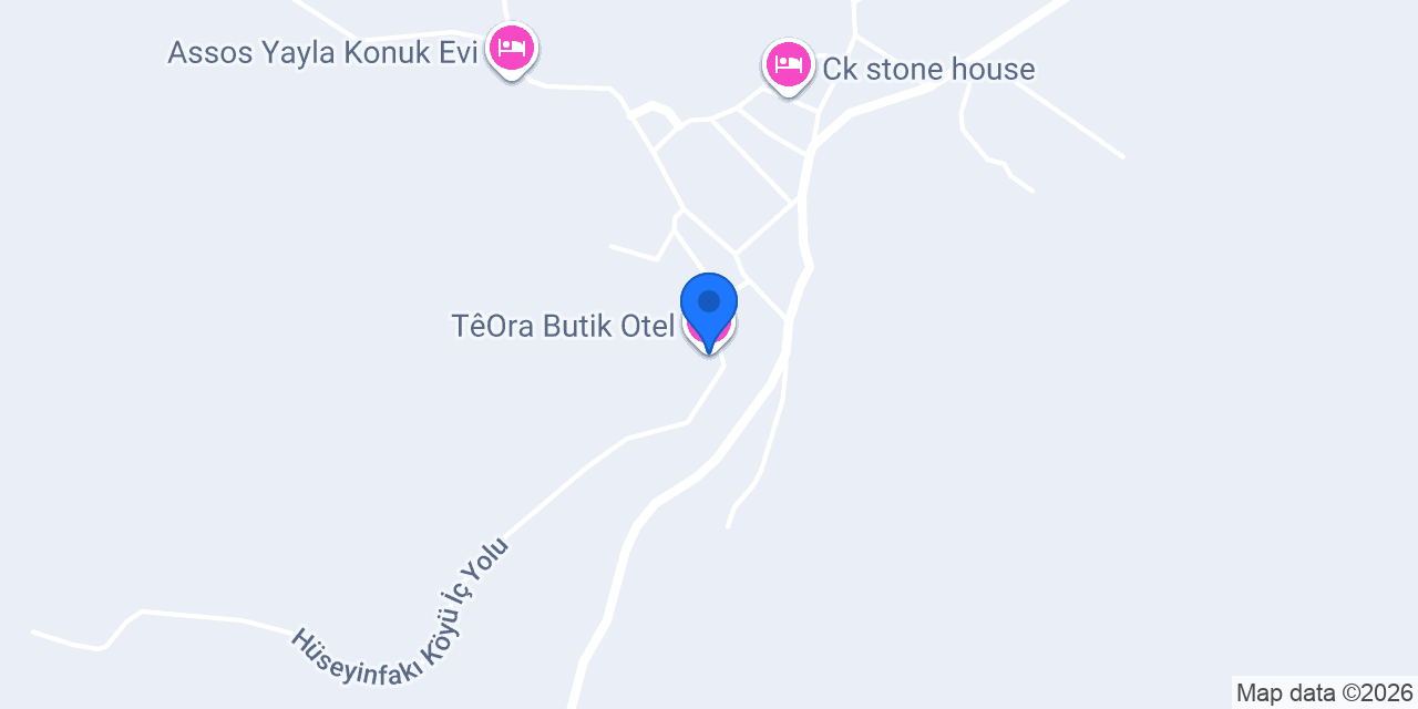 TêOra Butik Otel konumu