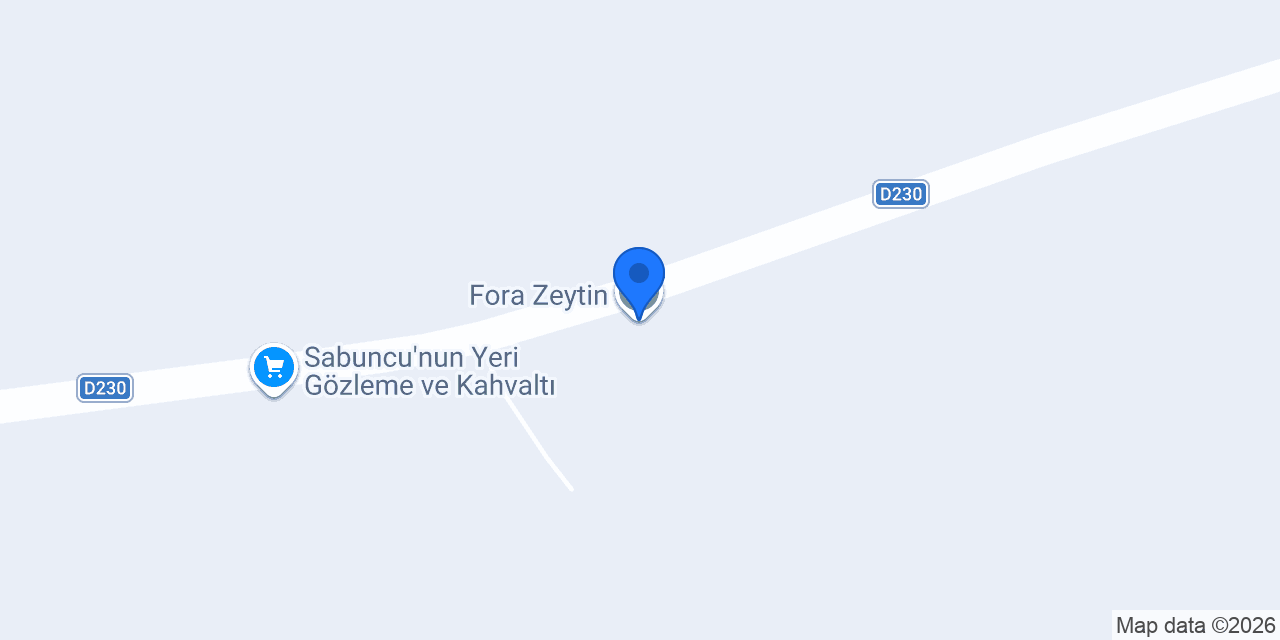 Fora Zeytin konumu