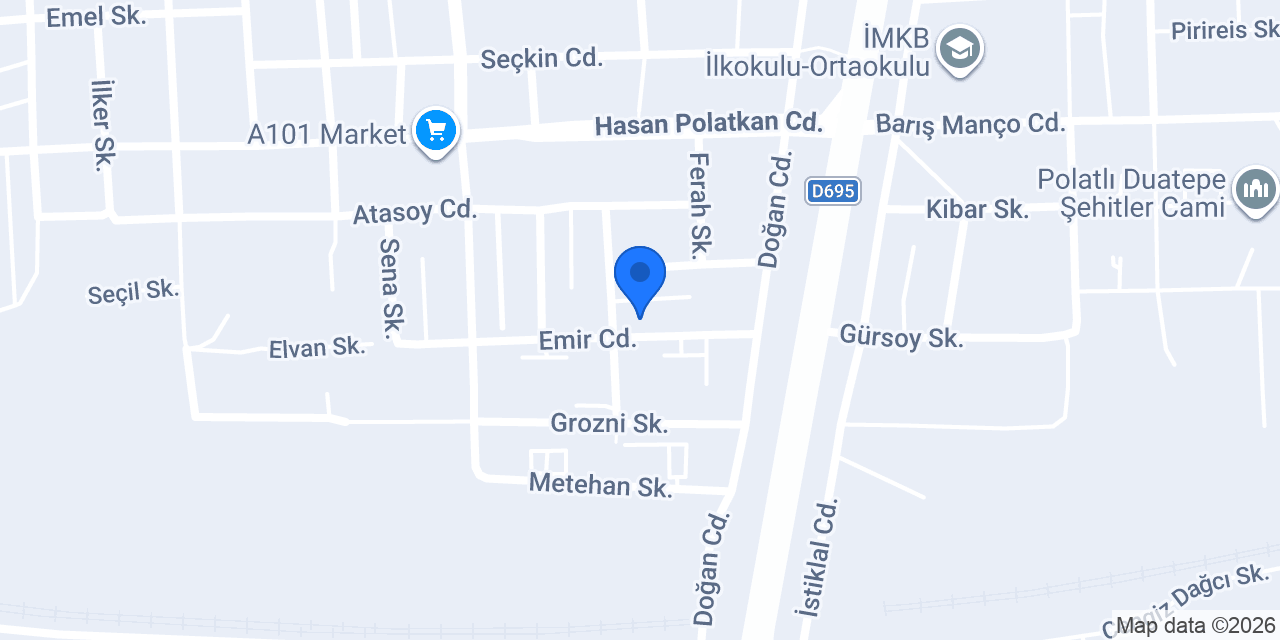 Feda Süpermarket konumu