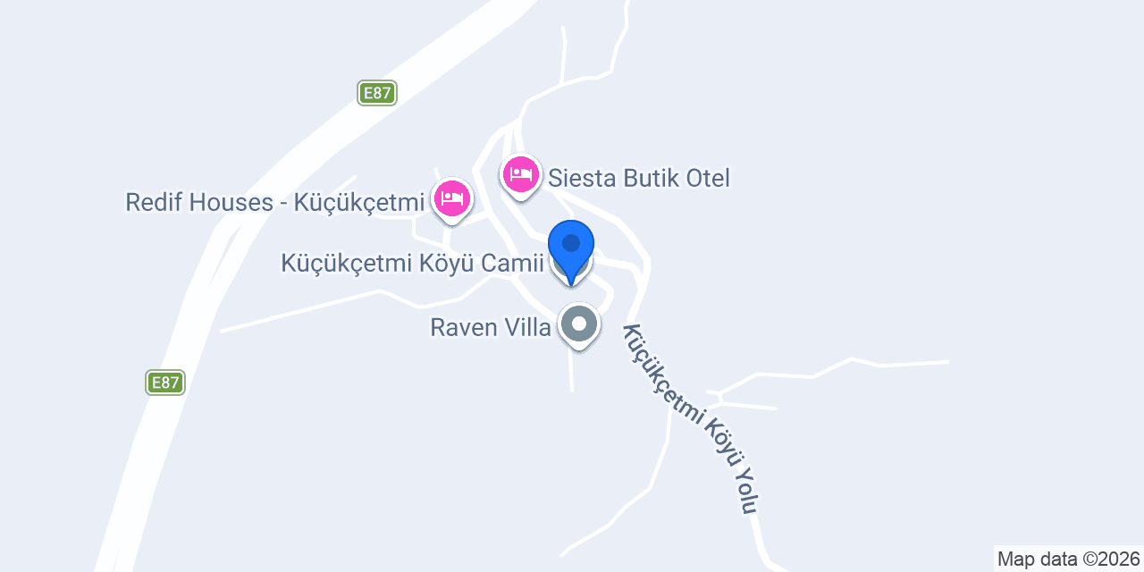Küçükçetmi Köyü Camii konumu