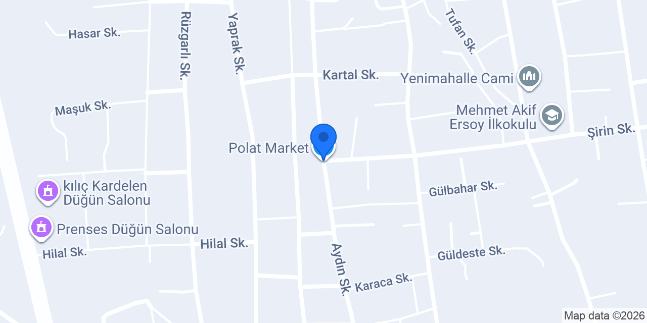 Polat Market konumu