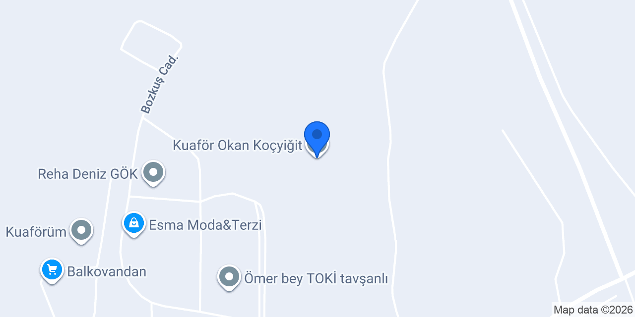 Kuaför Okan Koçyiğit konumu