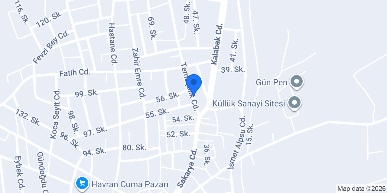 Bıçkıcı Av Bayi konumu
