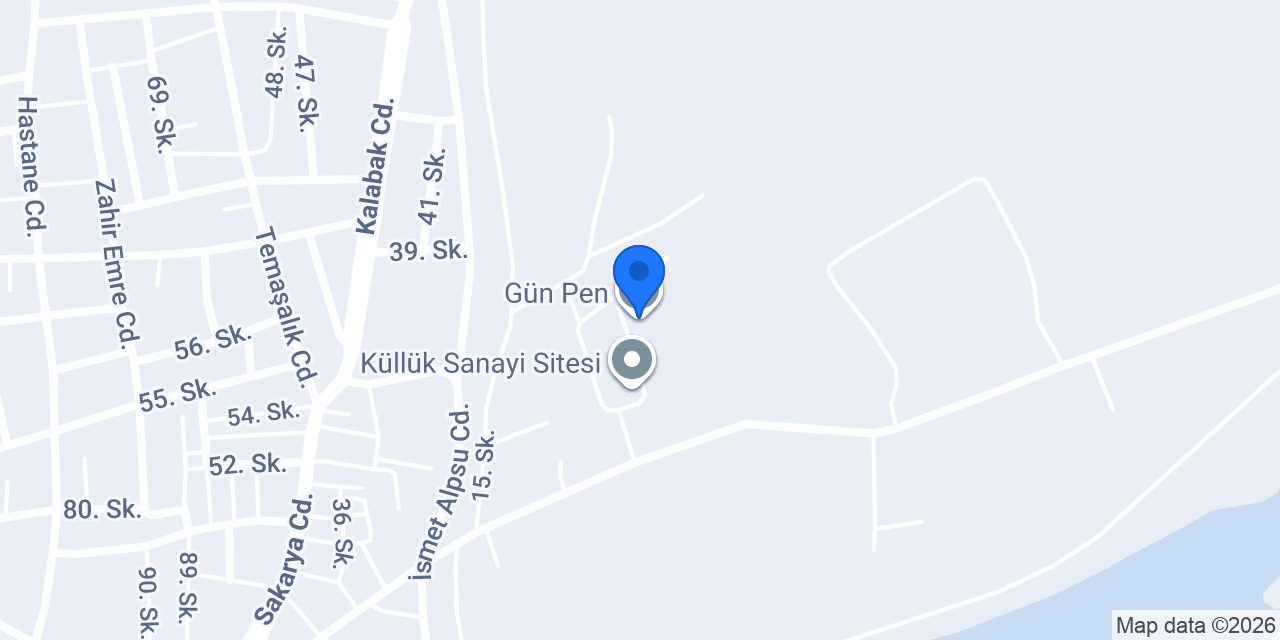 Gün Pen konumu