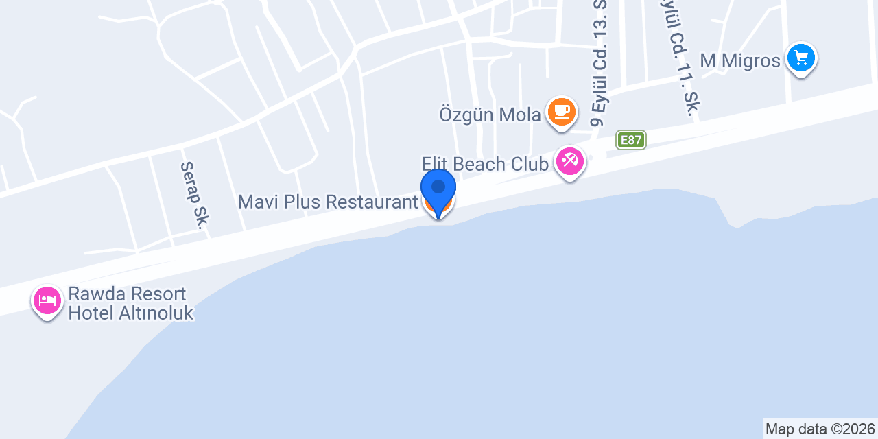 Mavi Plus Restaurant konumu