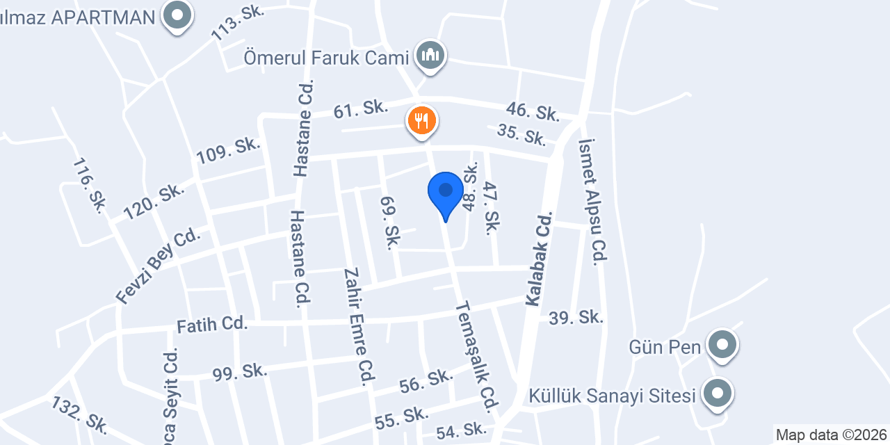 EGEMEN TATLI VE DONDURMA konumu