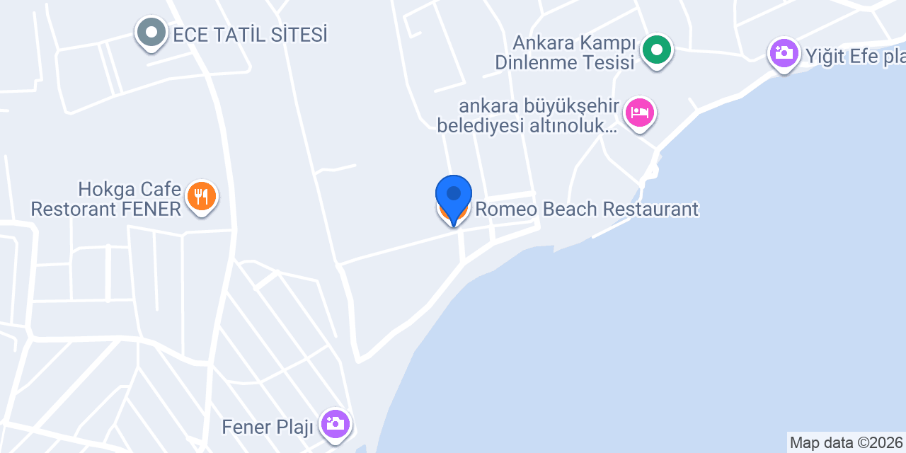 Romeo Beach Restaurant konumu
