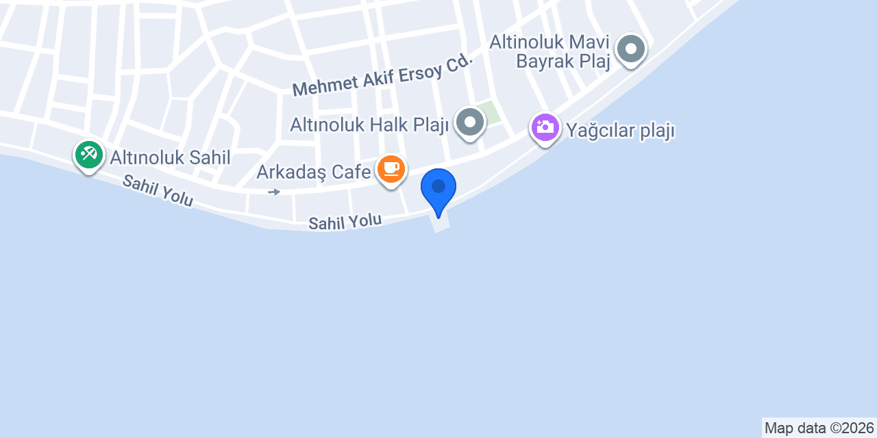 Şato Beach Club konumu