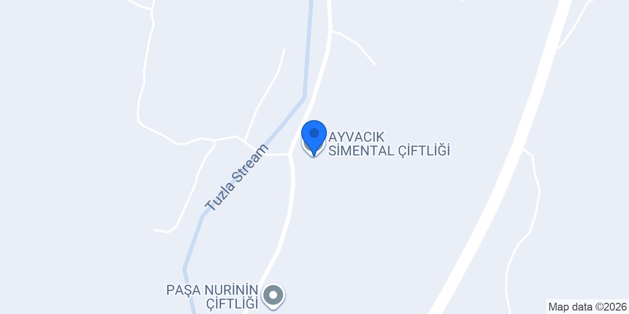 AYVACIK SİMENTAL ÇİFTLİĞİ konumu