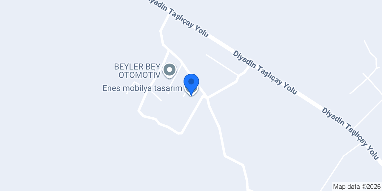 Enes mobilya tasarım konumu