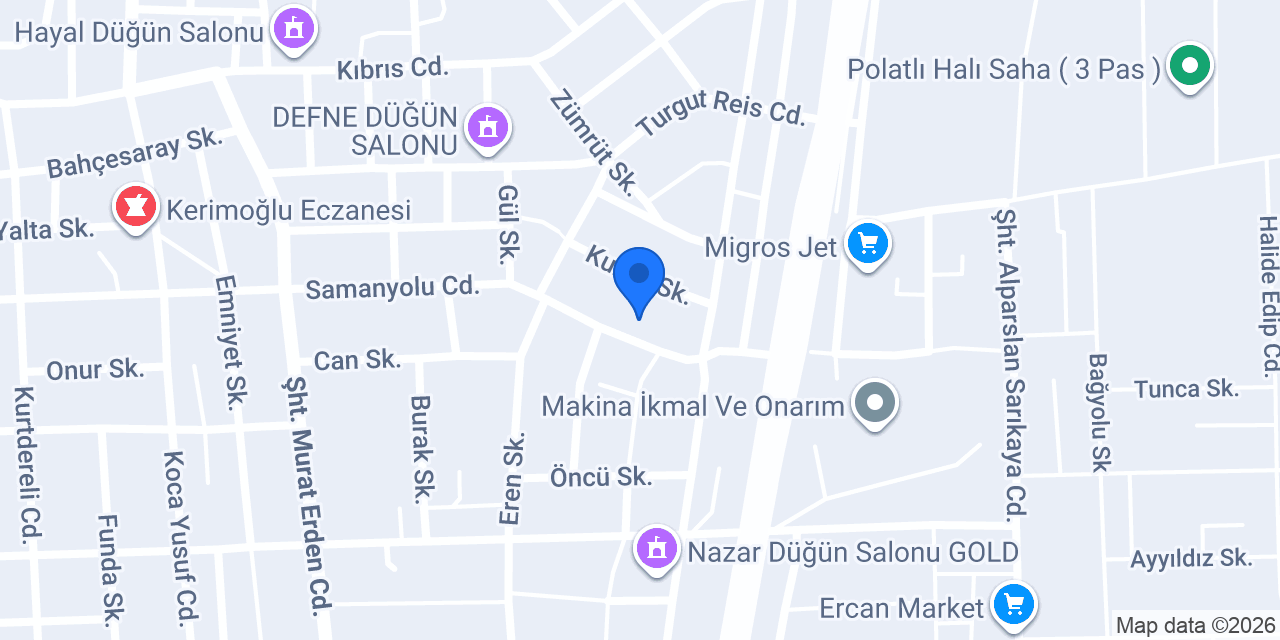 Bircan Tuhafiye konumu