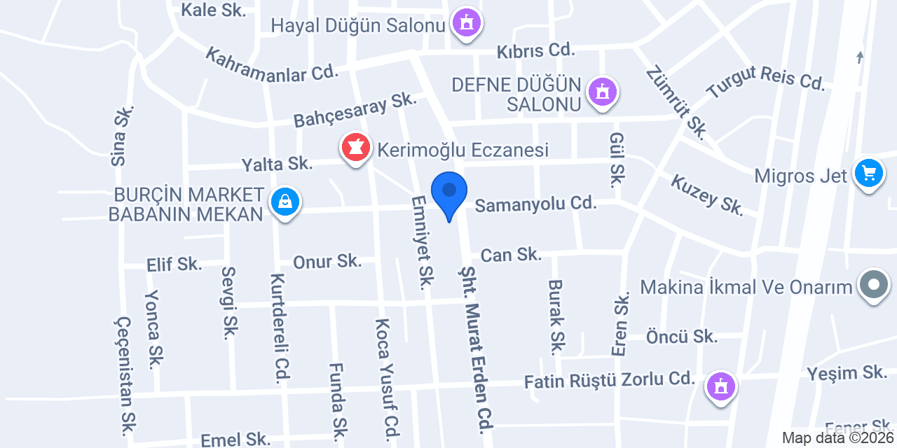Öz Urfa Pide Lahmacun Ve Kebap konumu