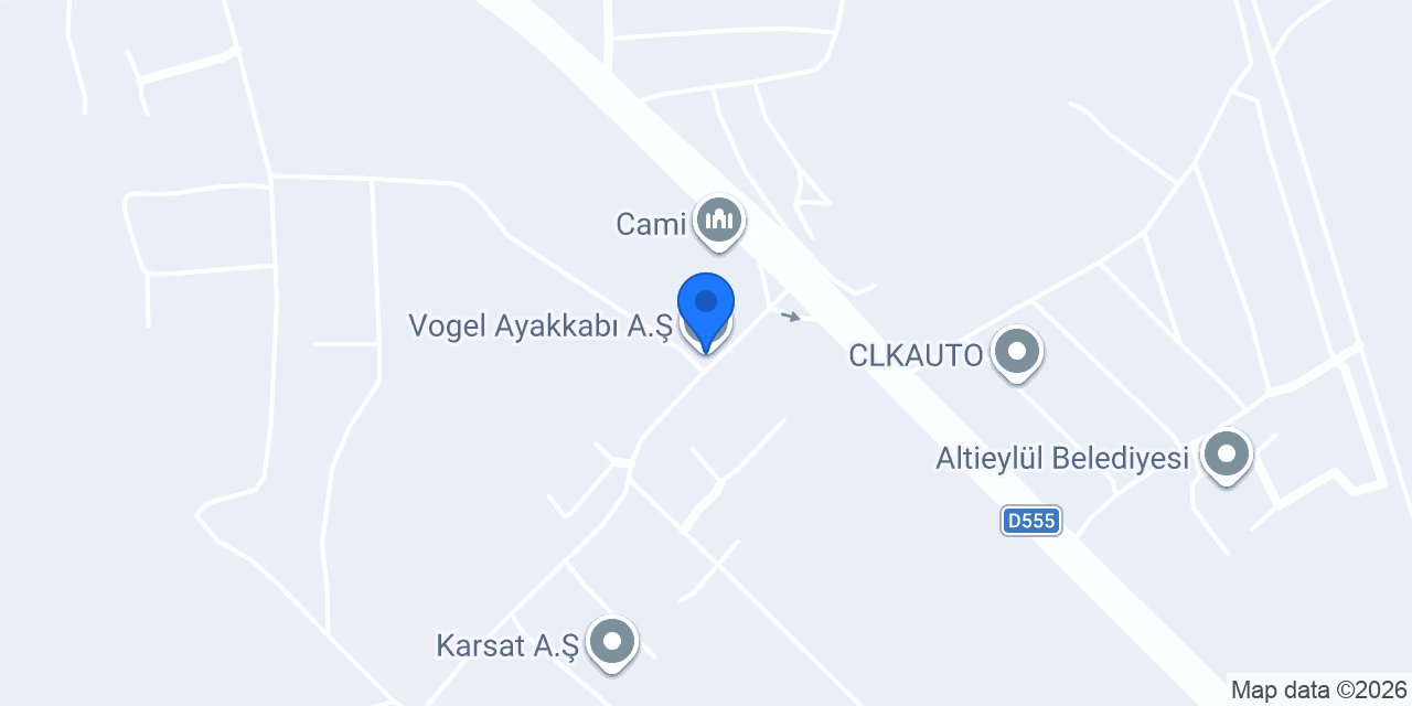 Vogel Ayakkabı A.Ş. konumu