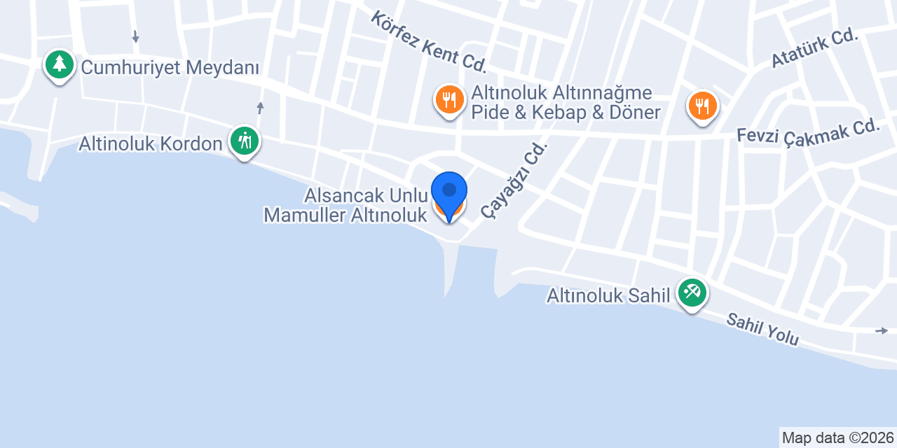 Alsancak Unlu Mamuller Altınoluk konumu