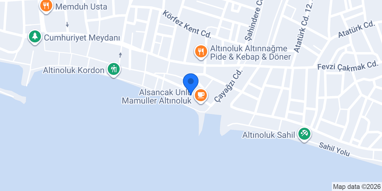 Akın Motel konumu
