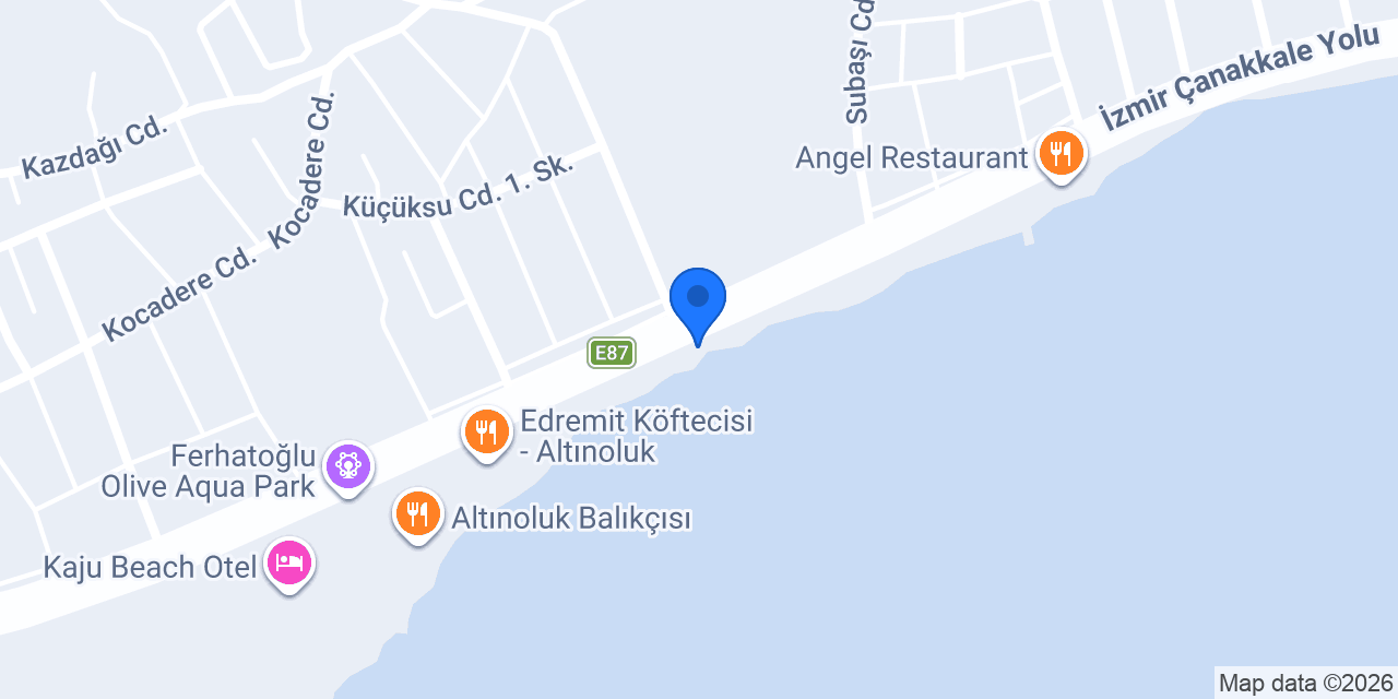Daisy Beach Altınoluk konumu
